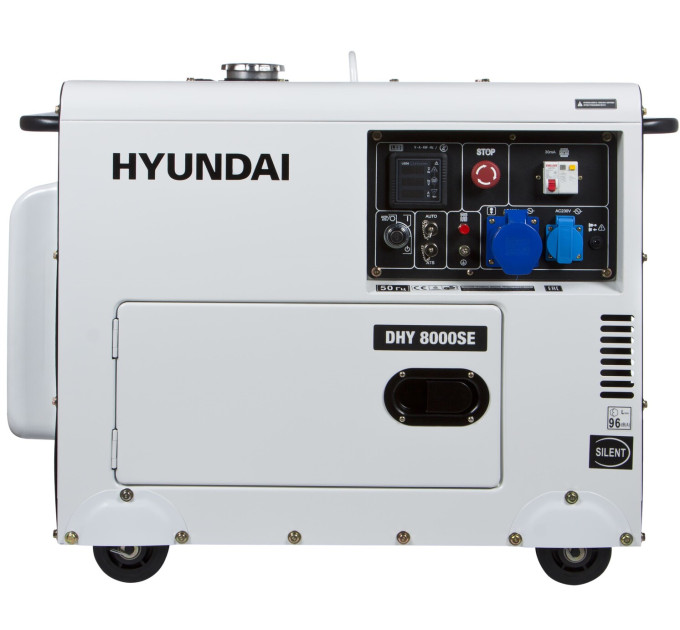Дизельний генератор Hyundai DHY 8000SE
