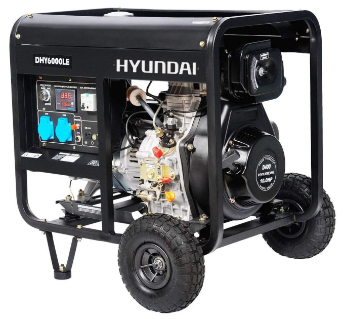 Дизельний генератор Hyundai DHY 6000LE