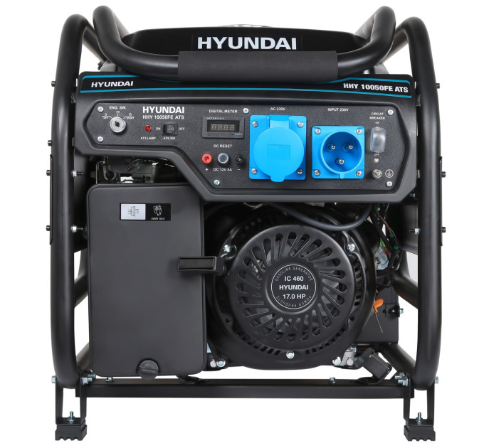 Генератор бензиновий 7,5/8 кВт Hyundai HHY 10050FE ATS, 4-тактний, 220В, ручний/електро/авто запуск