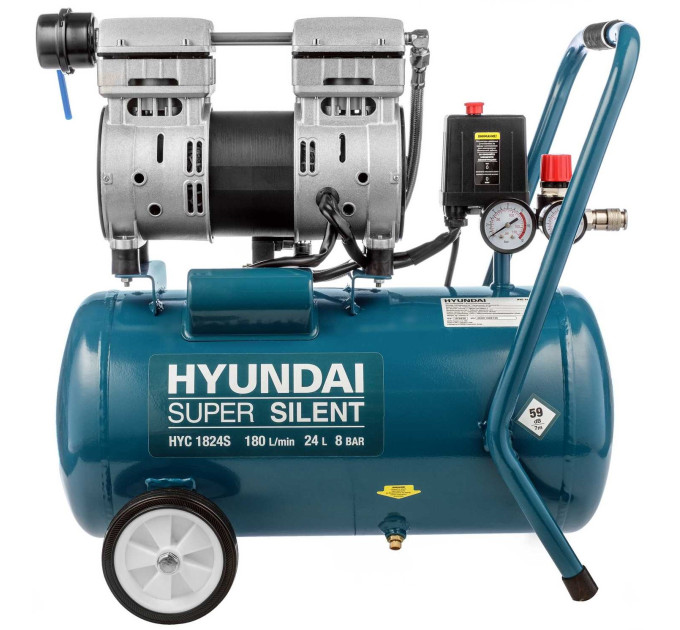 Безмасляний повітряний компресор HYC 1824S Hyundai