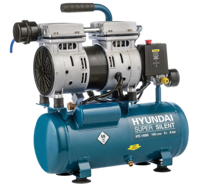 Безмасляний повітряний компресор HYC 1406S Hyundai