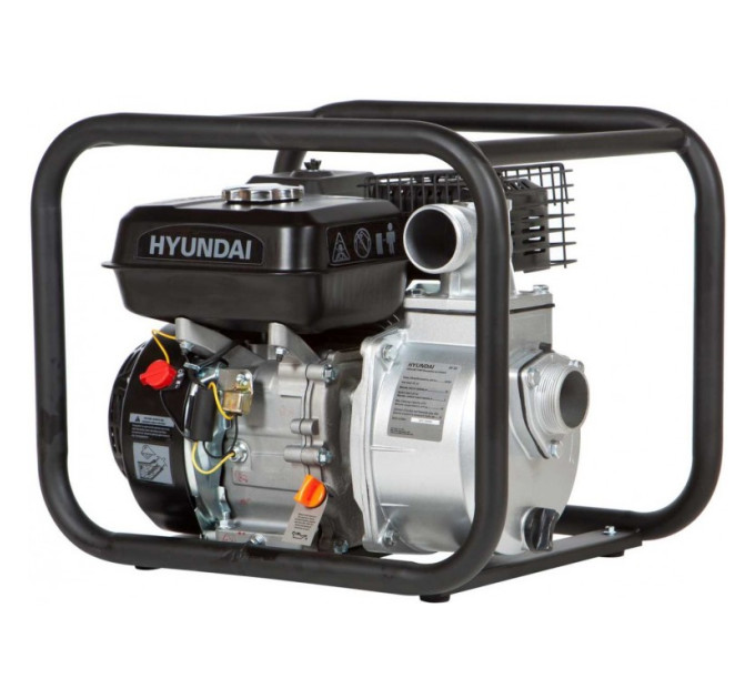 Мотопомпа бензинова HYUNDAI HY 53 для чистої води, 6,5 к.с., 30 м висота напору