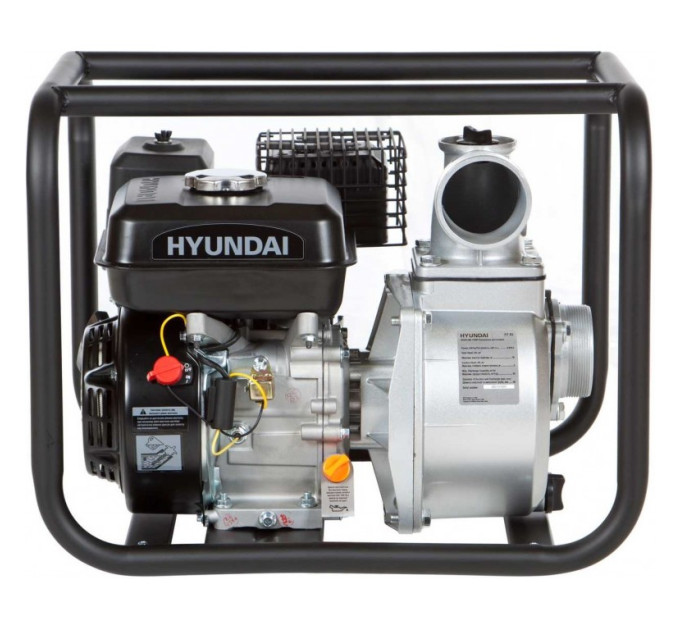 Мотопомпа бензинова HYUNDAI HY 83 для чистої води, 6,5 к.с., 30 м висота напору