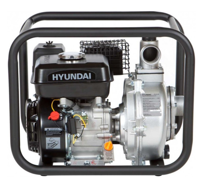 Мотопомпа бензинова HYUNDAI HYH 53-80 для чистої води з підвищеним напором, 6,5 к.с., 80 м висота напору